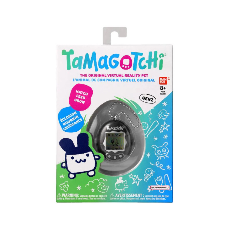 Bandai Original Tamagotchi Original Black Style Virtual Pet - لعبة